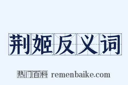 荆姬反义词是什么意思的图片